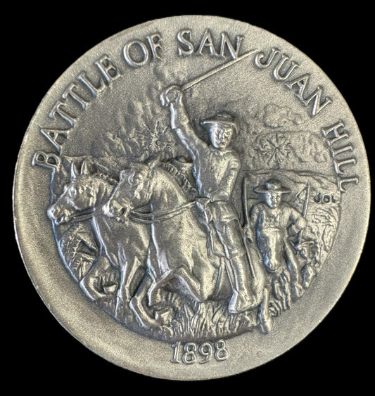 1898 Battle Of San Juan Hill 1.28 oz .999 Silver Coin