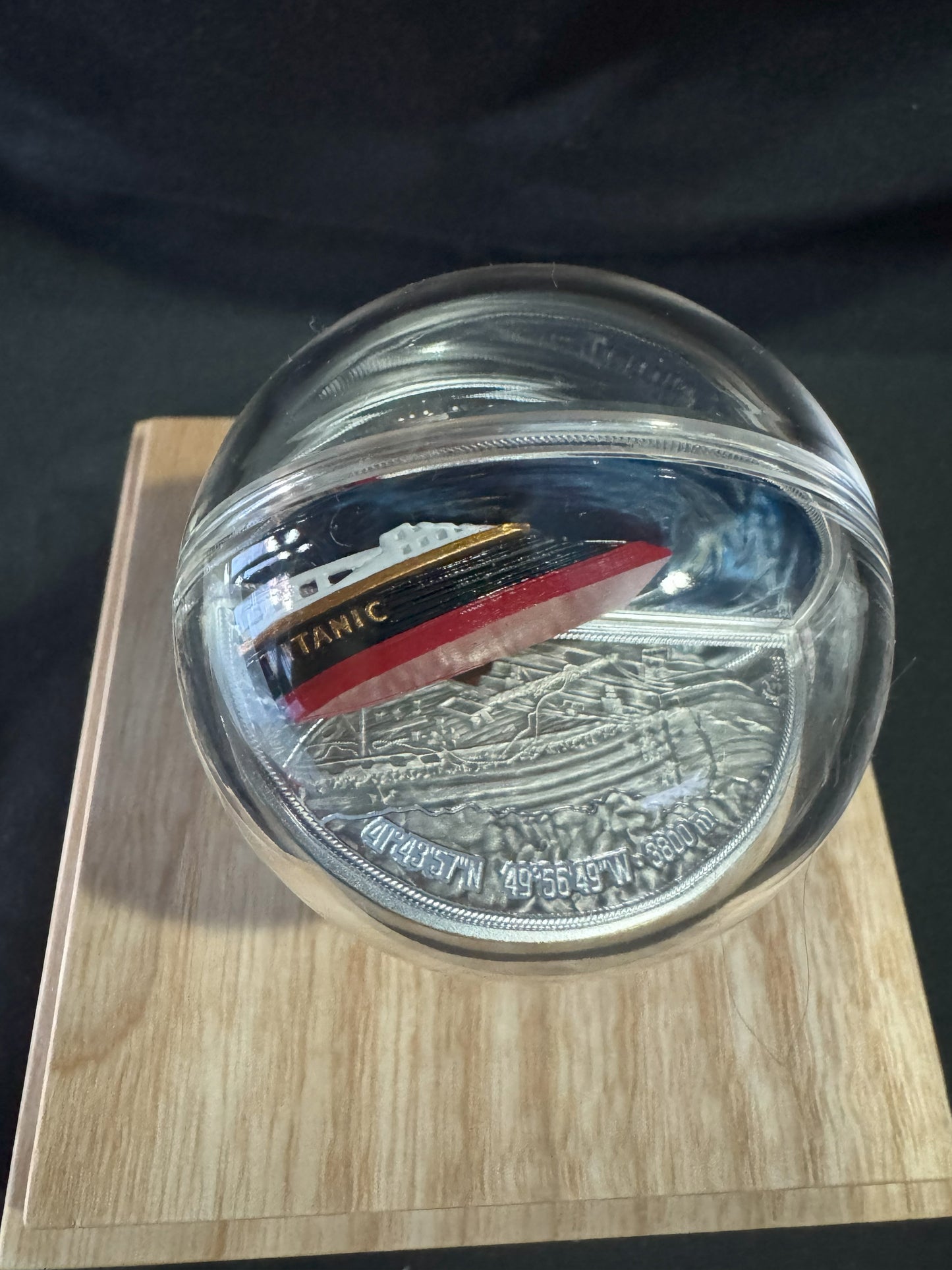 2022 Titanic 110th Anniversary 3D Shaped 2 oz .999 Silver Coin