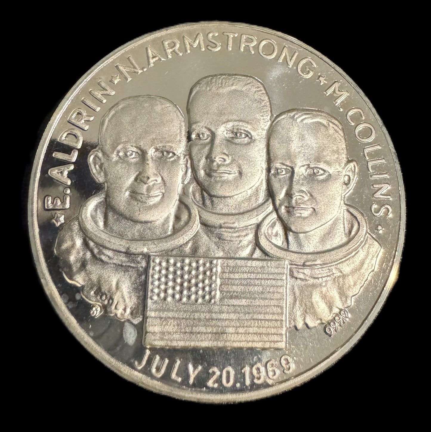 1969 Man On The Moon ½ oz .999 Silver Coin & Stamp Set