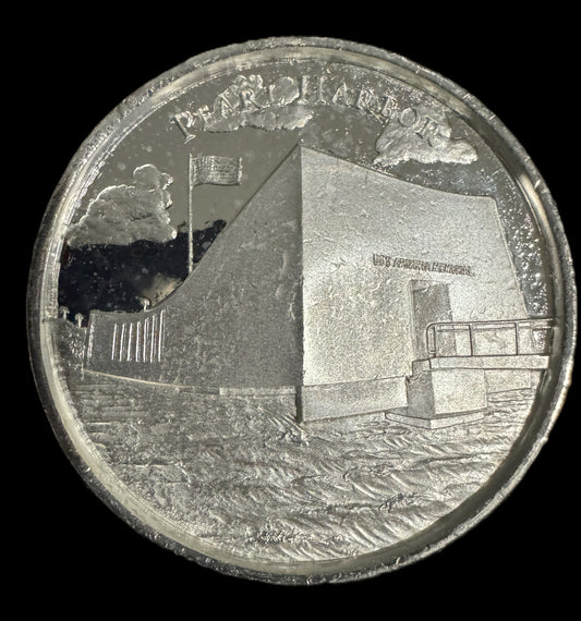 American Landmarks - Pearl Harbor 2 oz .999 Silver Coin