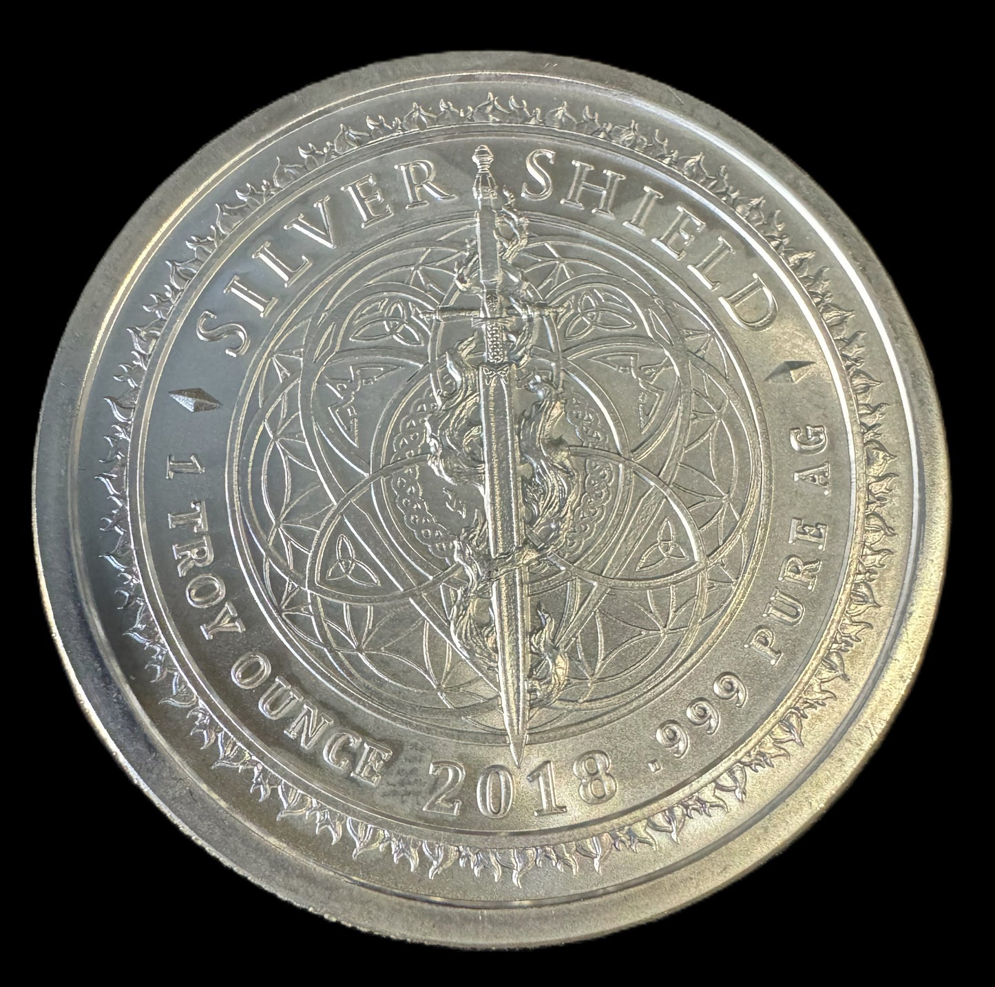 2018 Silver Shield-Come And Take Them 1 oz .999 Silver Coin