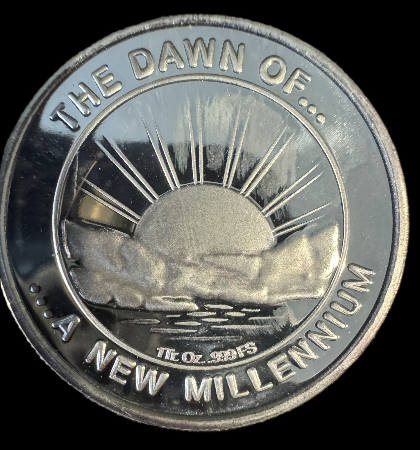 2000 Walking Liberty-The Dawn Of A New Millennium 1 oz .999 Silver Coin