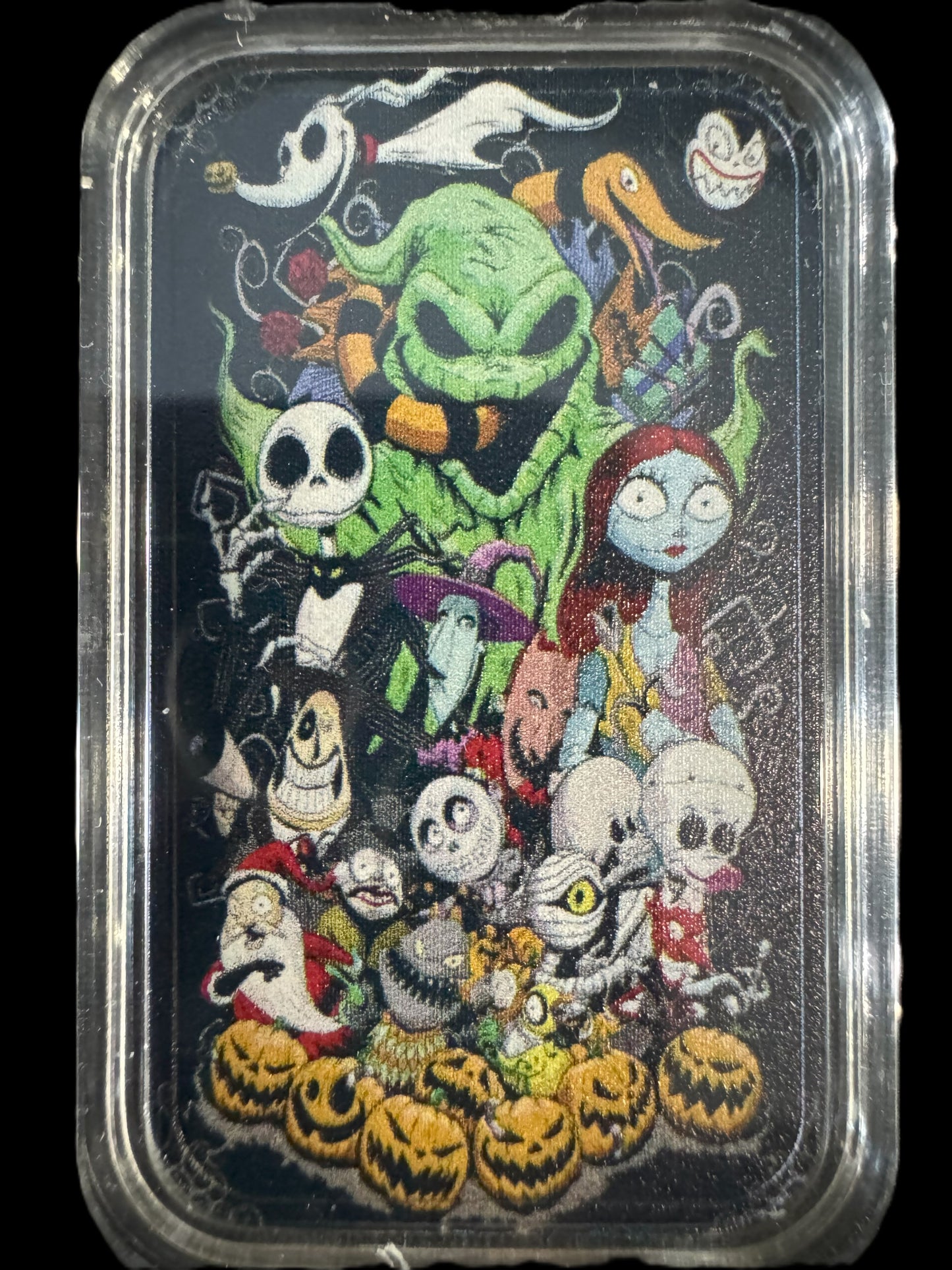 2021 The Nightmare Before Christmas Clan Colorized 1 oz .999 Silver Bar