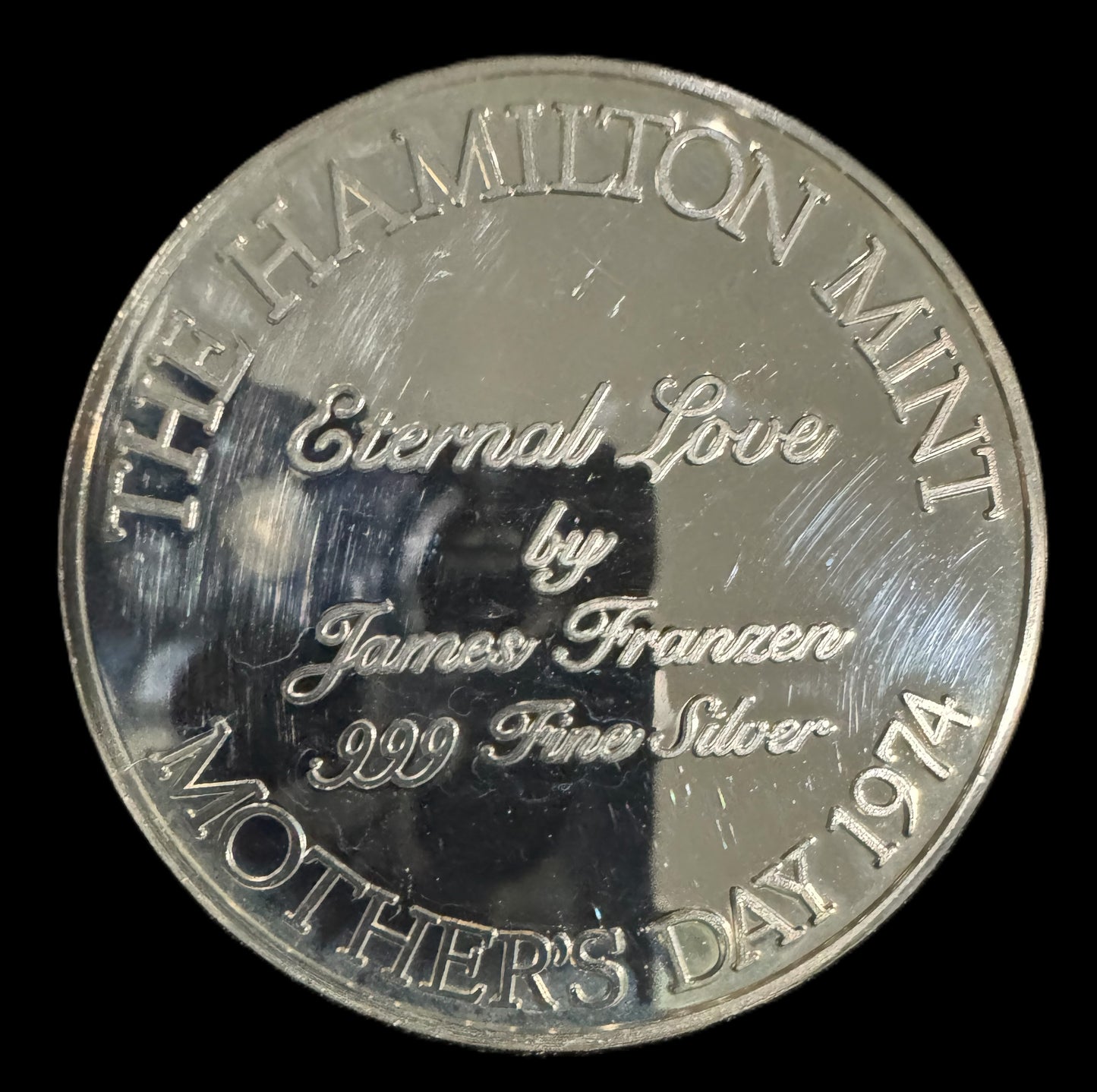1974 Mother’s Day 1 oz .999 Silver Coin