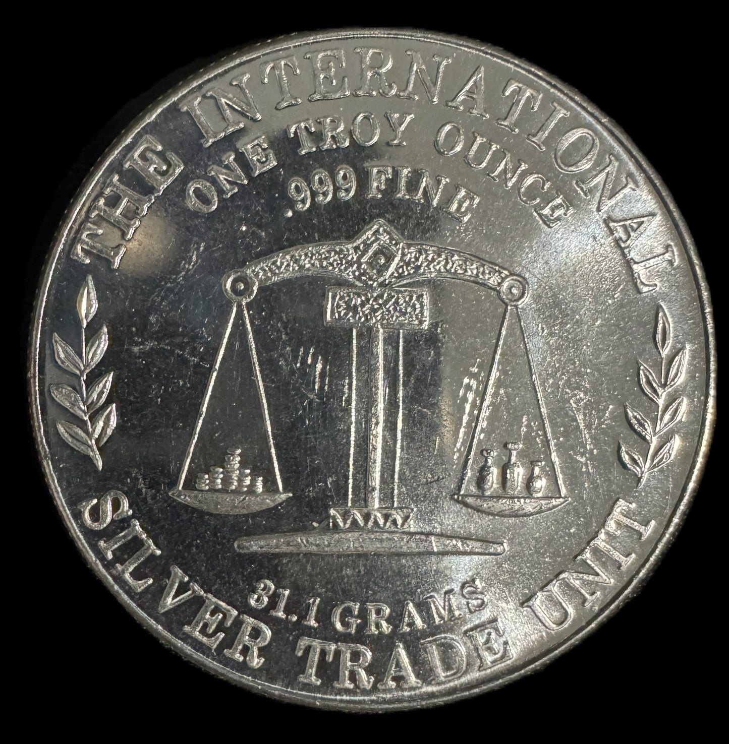 1975 World Trade 1 oz .999 Silver Coin