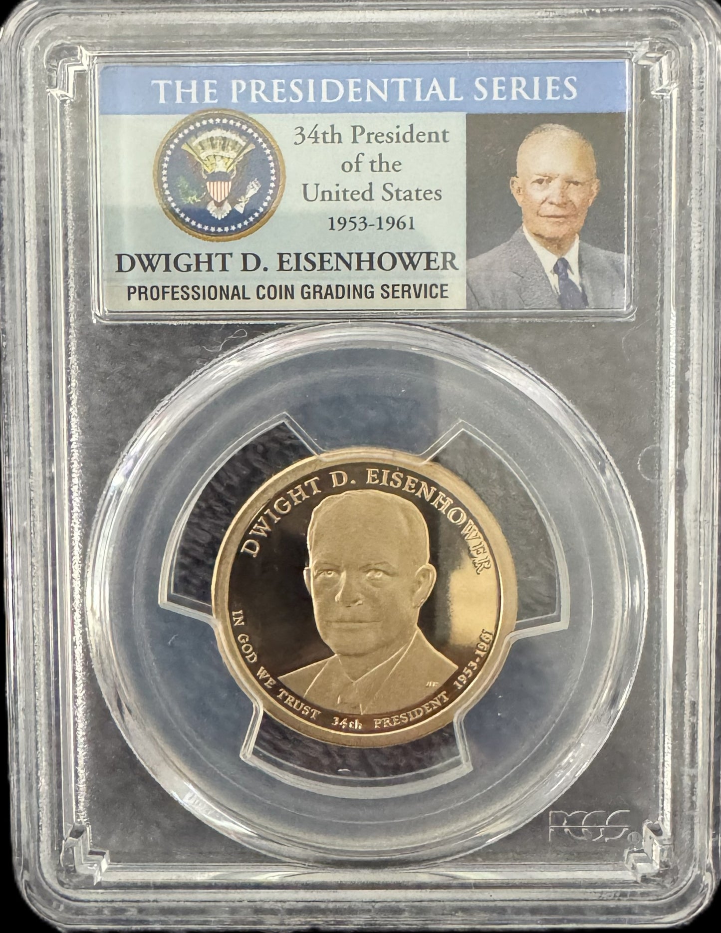 2015 Dwight D. Eisenhower PCGS 70 Coin