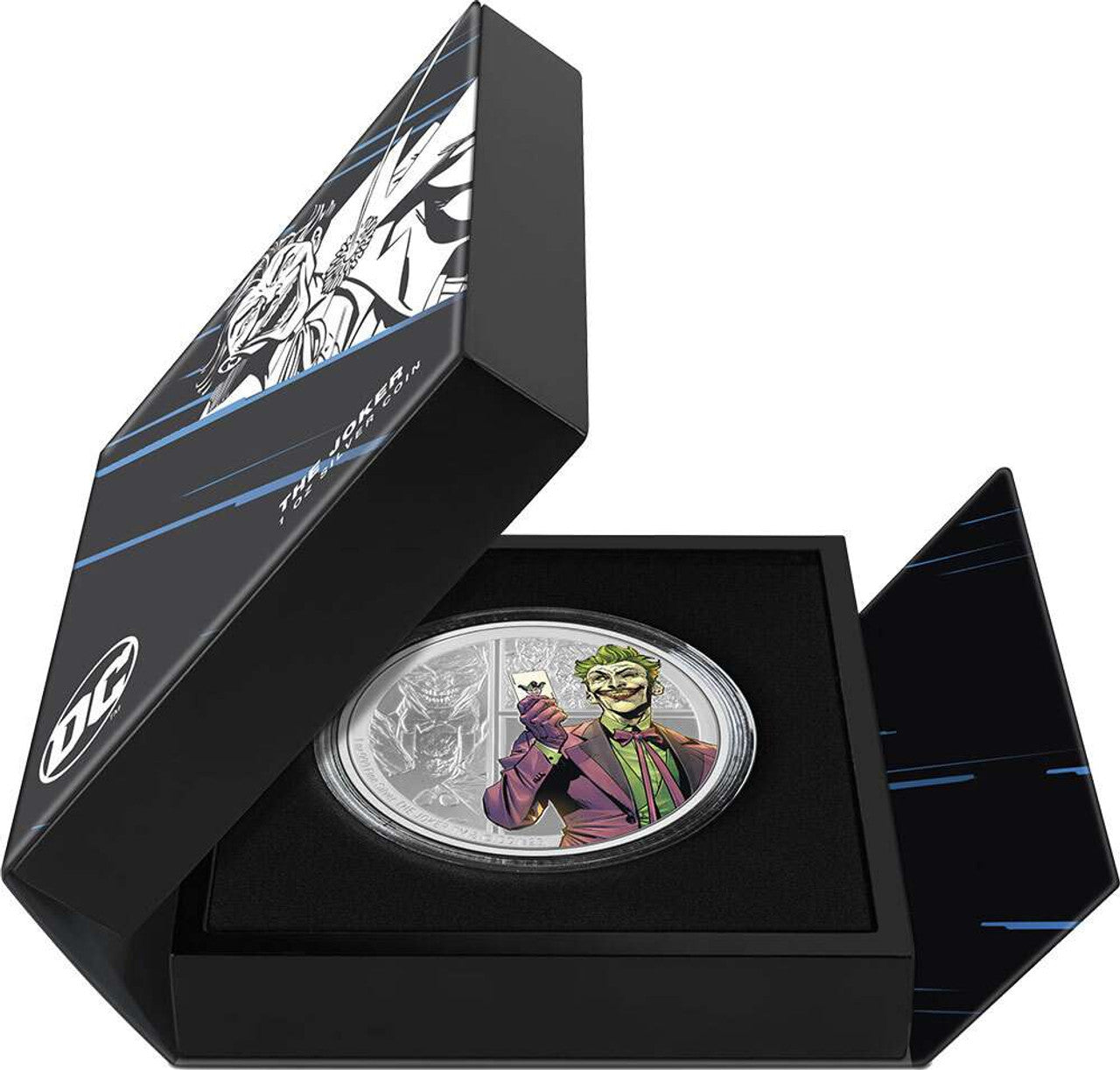 2023 DC Villains The Joker 3 oz .999 Silver Coin