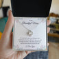 To My Beautiful Mom | I Love You - Love Knot Necklace