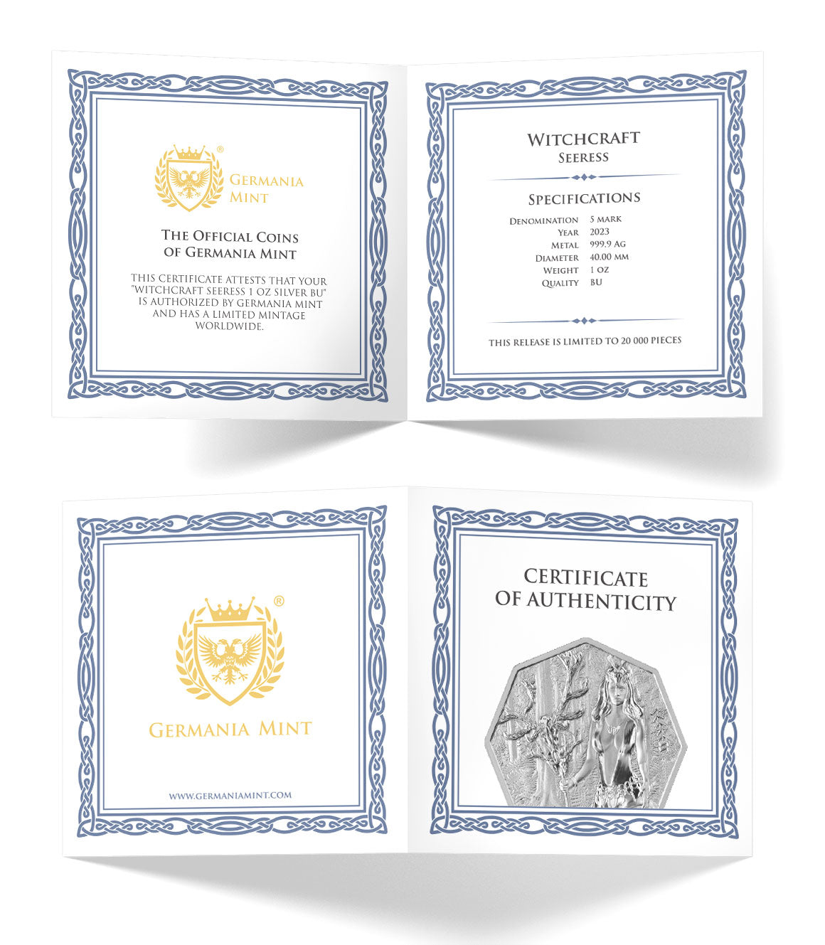 2023 Witchcraft Seeress 1 oz .999 Silver Octagon