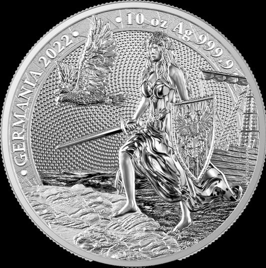 2022 Germania 10 oz .999 Silver Coin