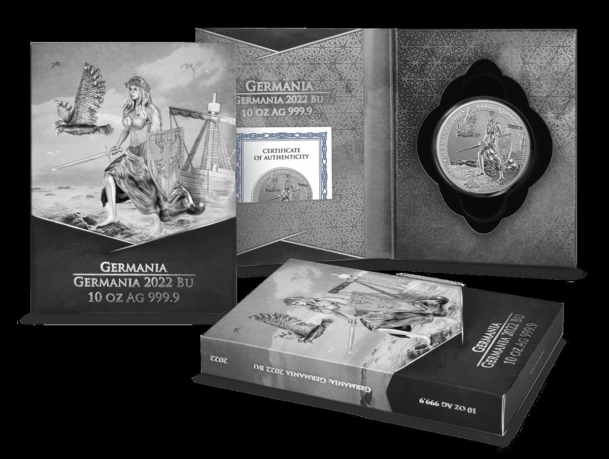 2022 Germania 10 oz .999 Silver Coin