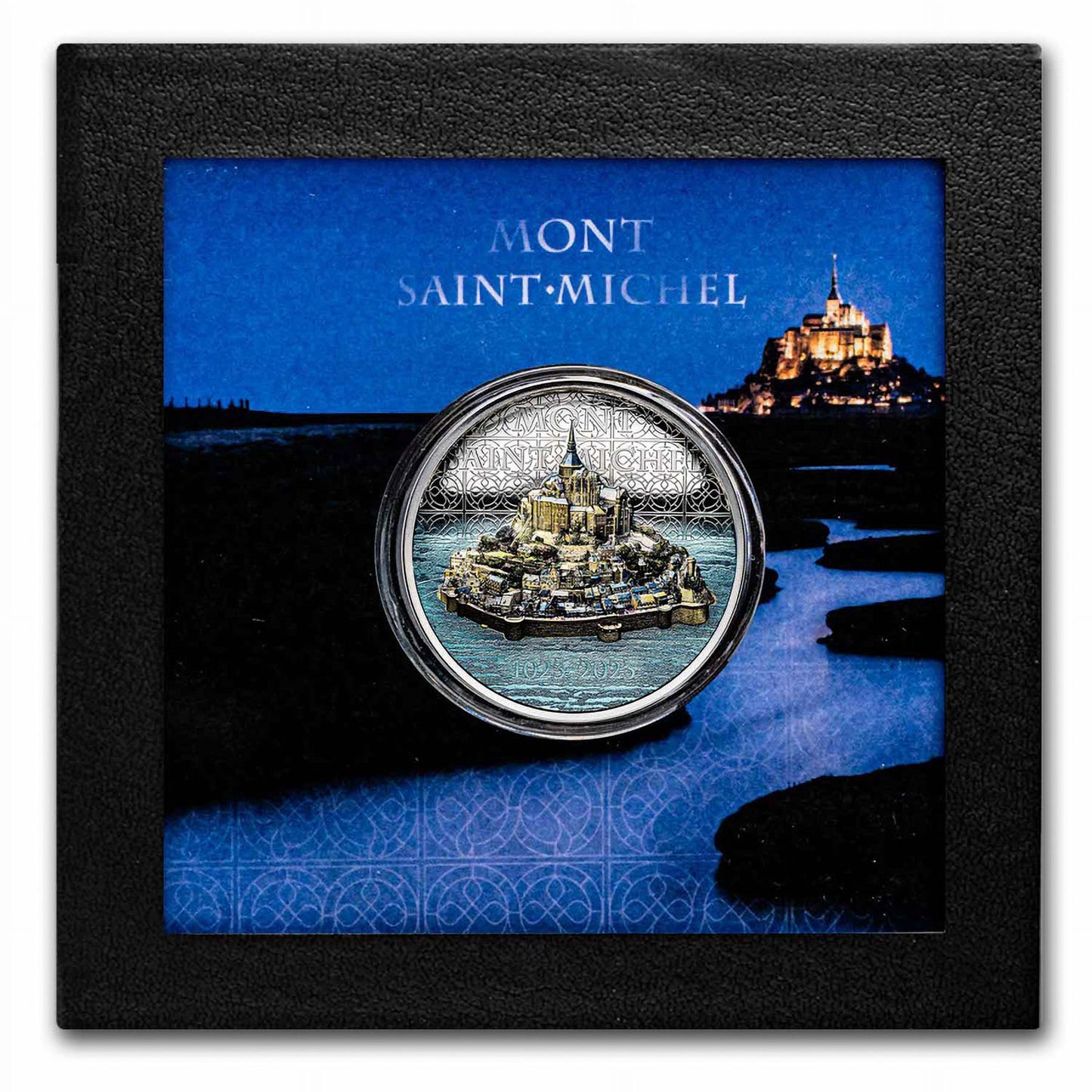 2023 Cook Islands Mont Saint-Michel 2 oz .999 Silver 3D Ultra High Relief Coin