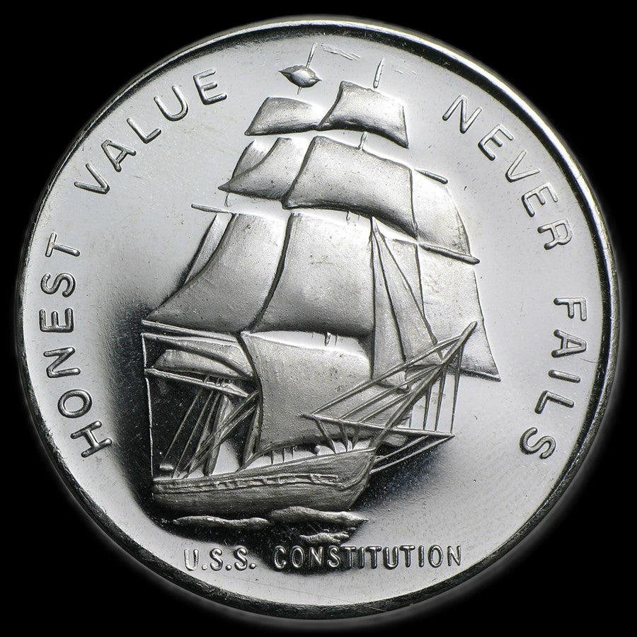 1973 USS Constitution 1 oz .999 Silver Coin