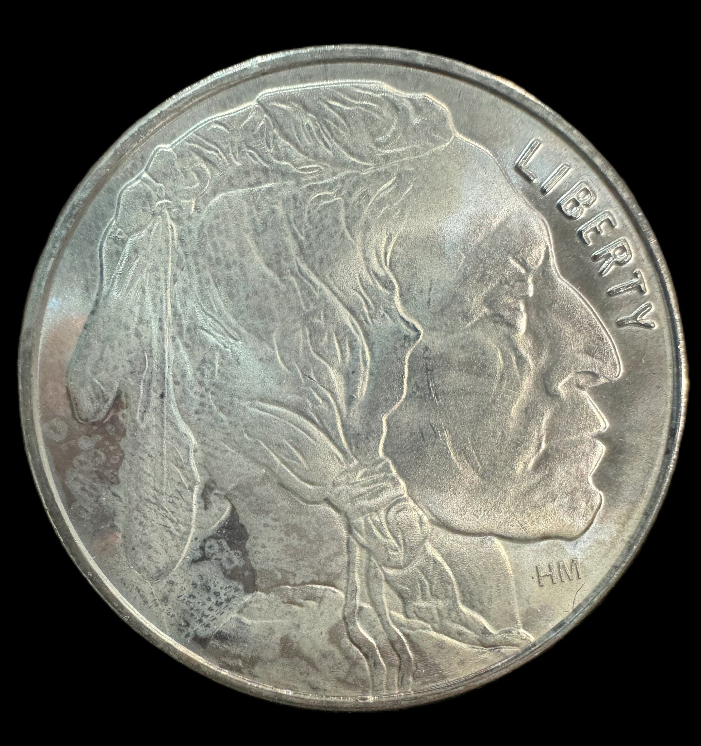 Indian Buffalo Nickel Highland Mint 1 oz .999 Silver Coin