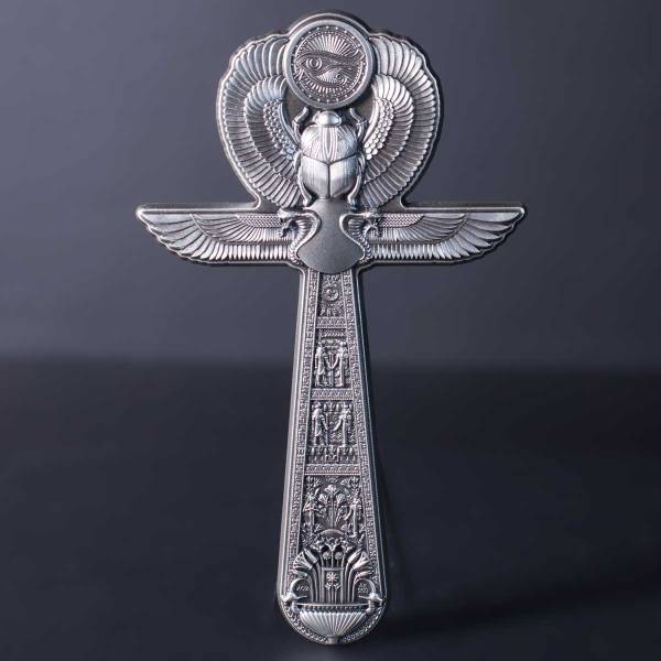 2023 Ankh Egypt Cross 2 oz .999 Silver