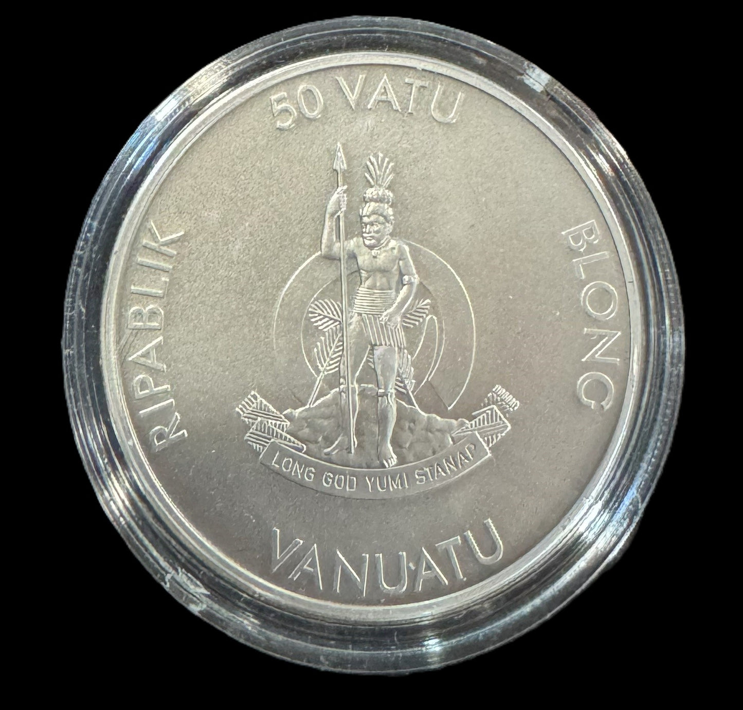 2013 Raccoon Black Onyx Eyes 1 oz .999 Silver Coin