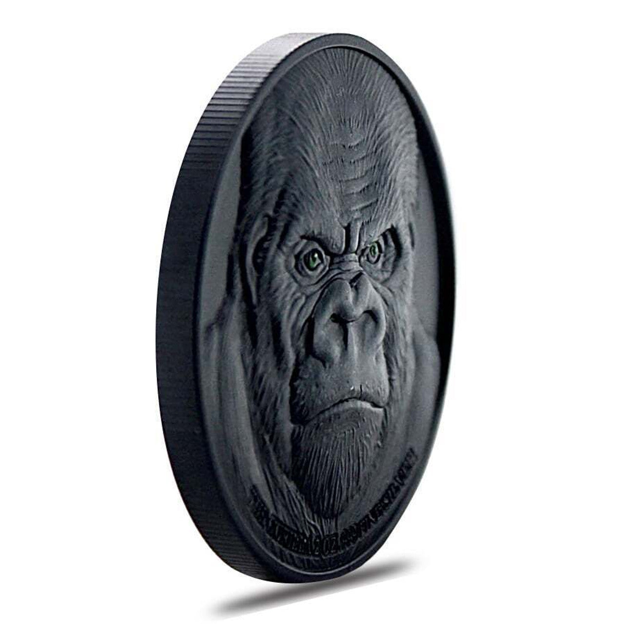 2023 Black Gorilla 2 oz .999 Silver Coin