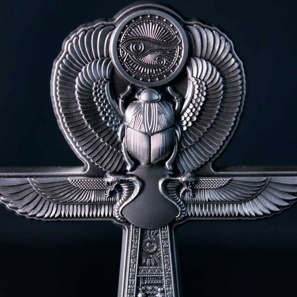 2023 Ankh Egypt Cross 2 oz .999 Silver