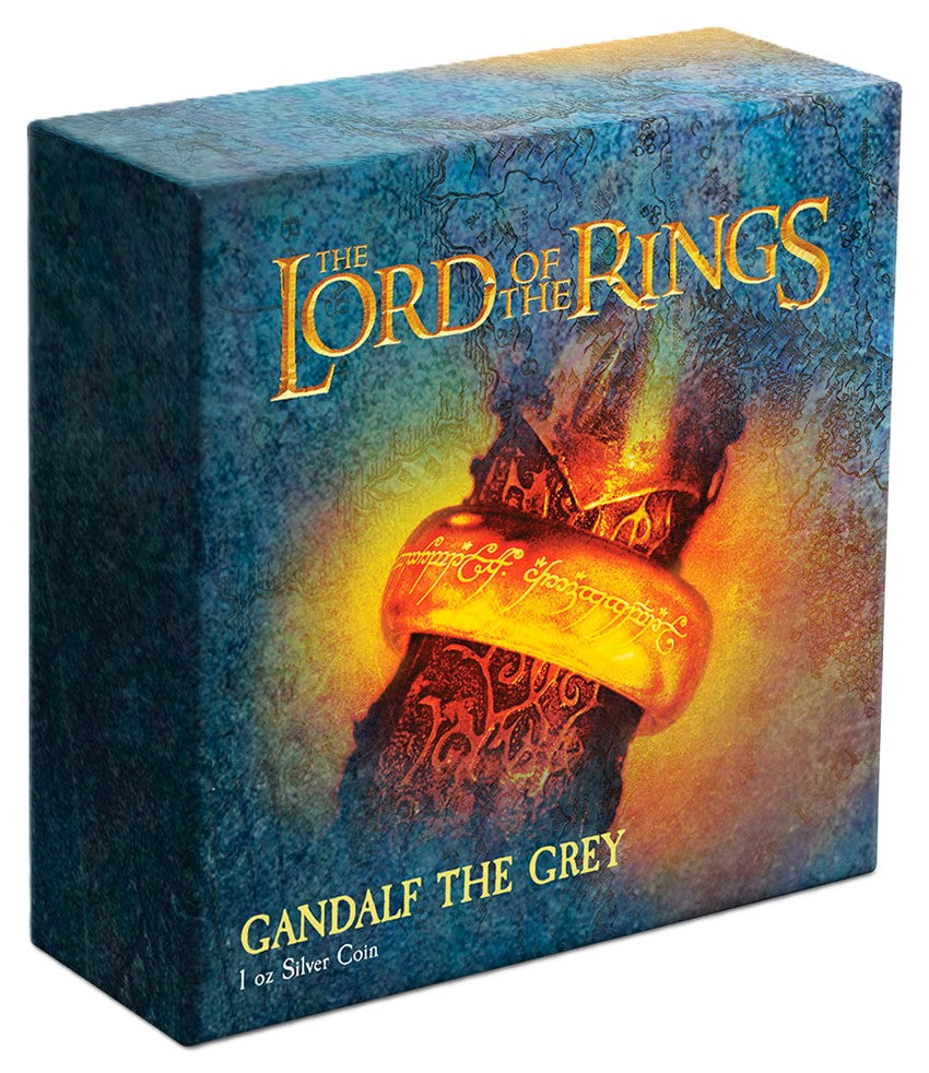 2021 Lord Of The Rings Gandalf The Grey 1 oz .999 Silver Coin
