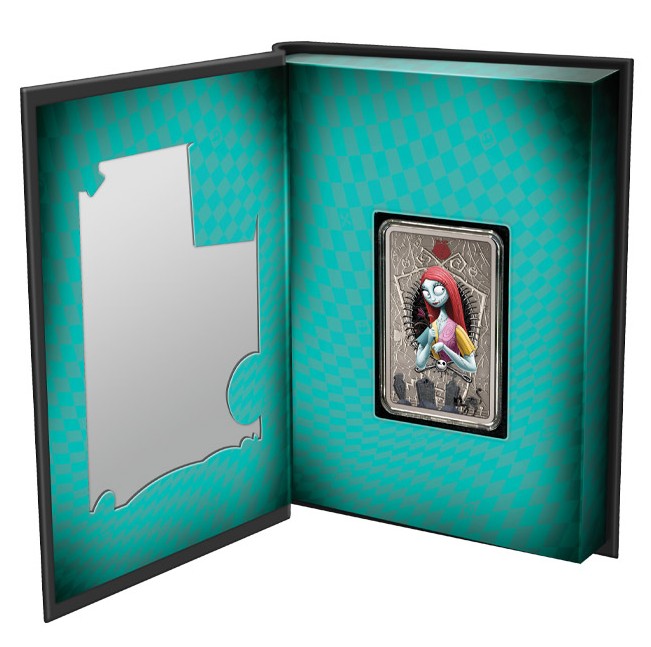 2021 The Nightmare Before Christmas Sally Colorized 1 oz .999 Silver Bar