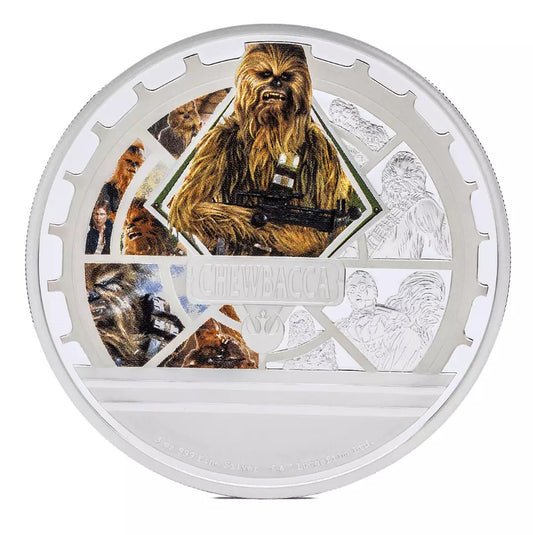 2024 Star Wars Chewbacca 3 oz .999 Silver Coin