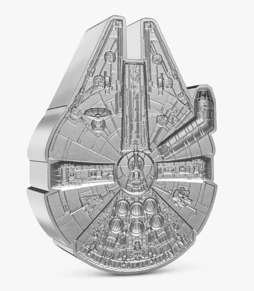 2023 Star Wars Millennium Falcon 2 oz .999 Silver Coin