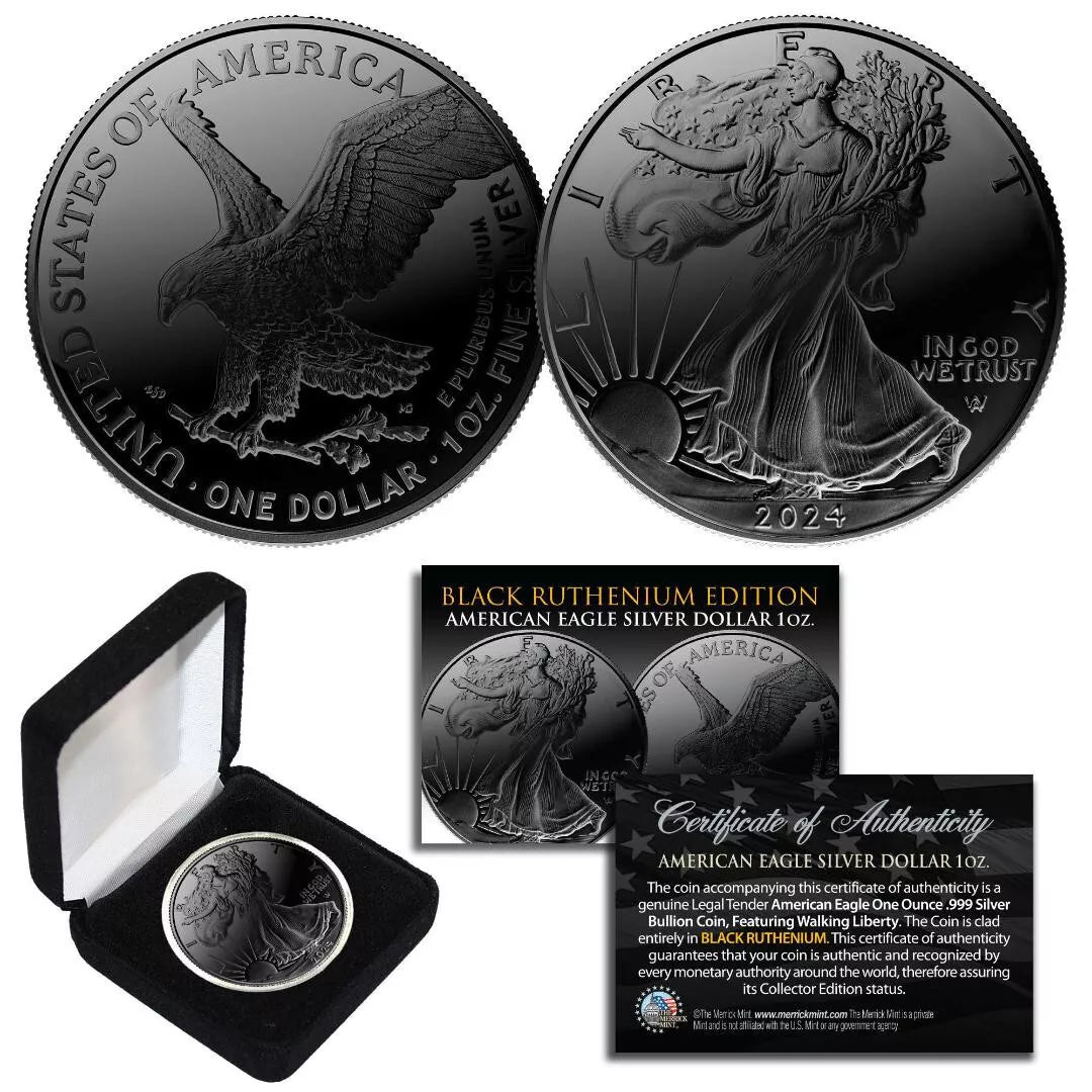 2024 American Eagle Lady Liberty Ruthenium 1oz .999 Silver Coin
