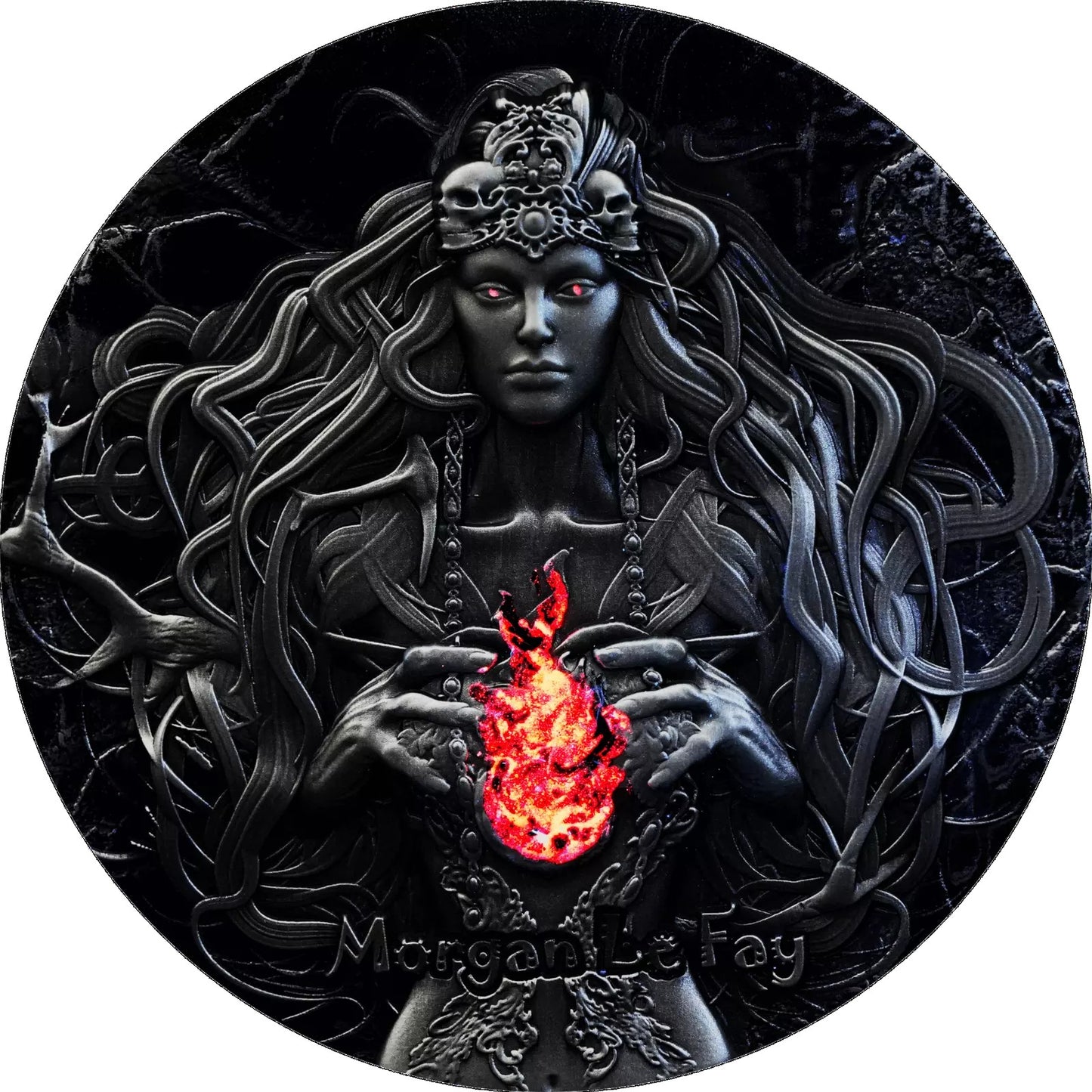 2025 The Fairy Morgan La Fay 2 oz .999 Silver Coin