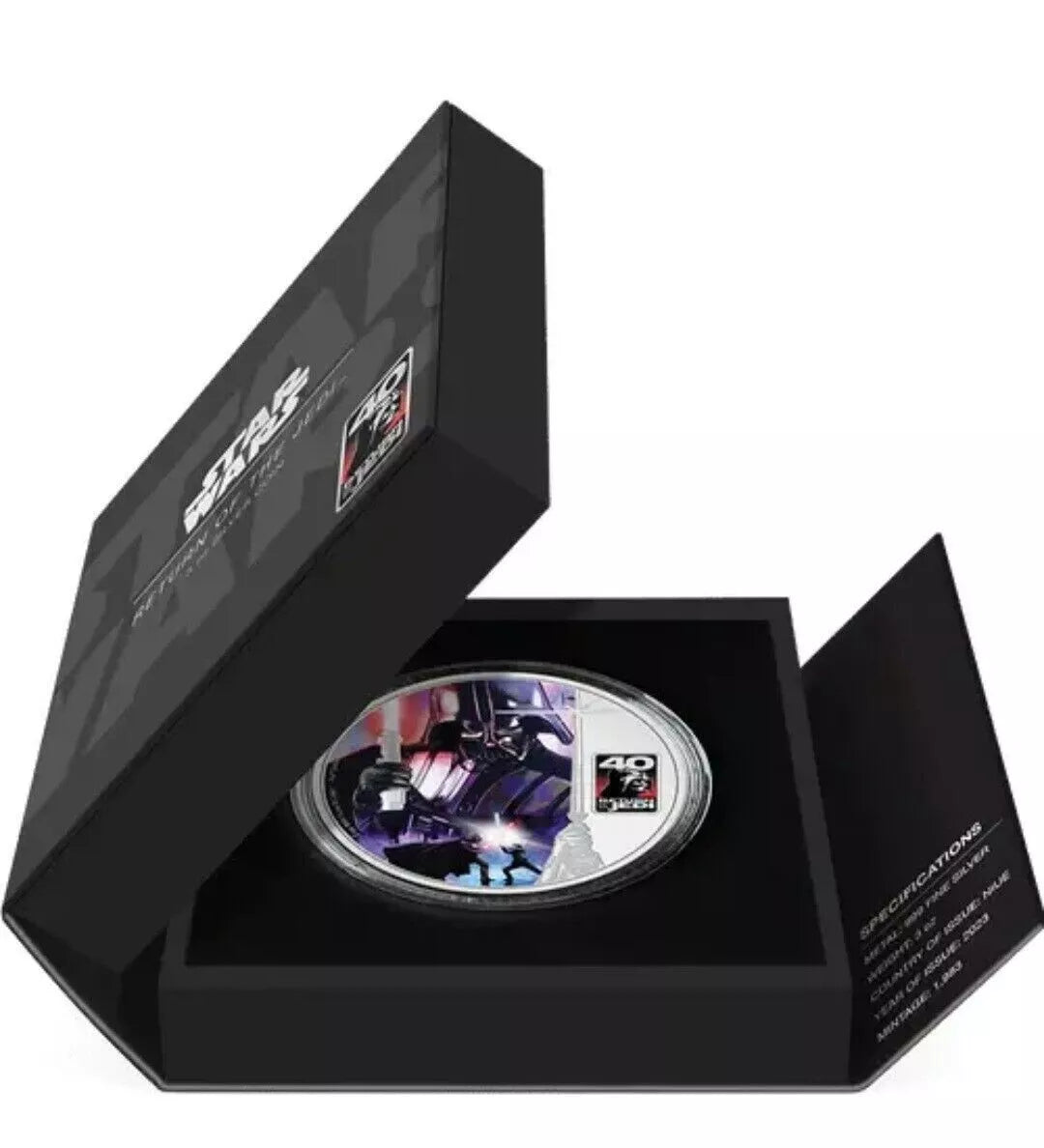 2023 Star Wars Return of the Jedi 40th Anniversary 3 oz .999 Silver Coin