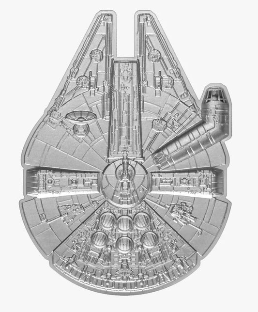 2023 Star Wars Millennium Falcon 2 oz .999 Silver Coin
