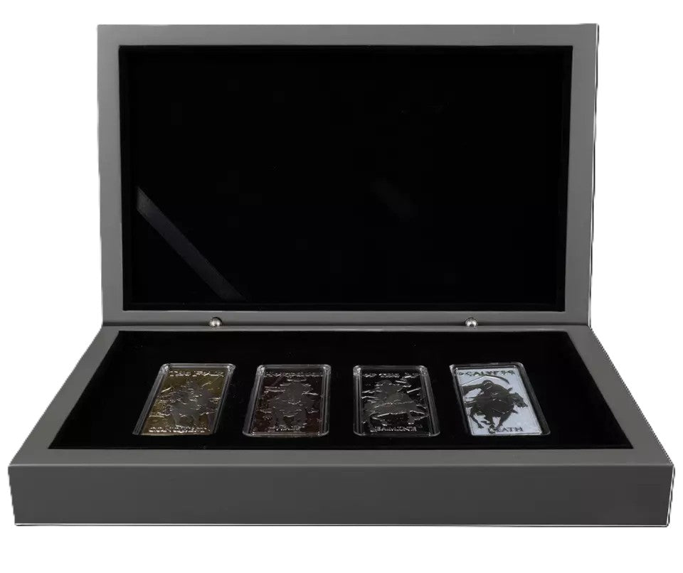 2024 Four Horsemen Of The Apocalypse 4-1 oz .999 Silver Bar Set