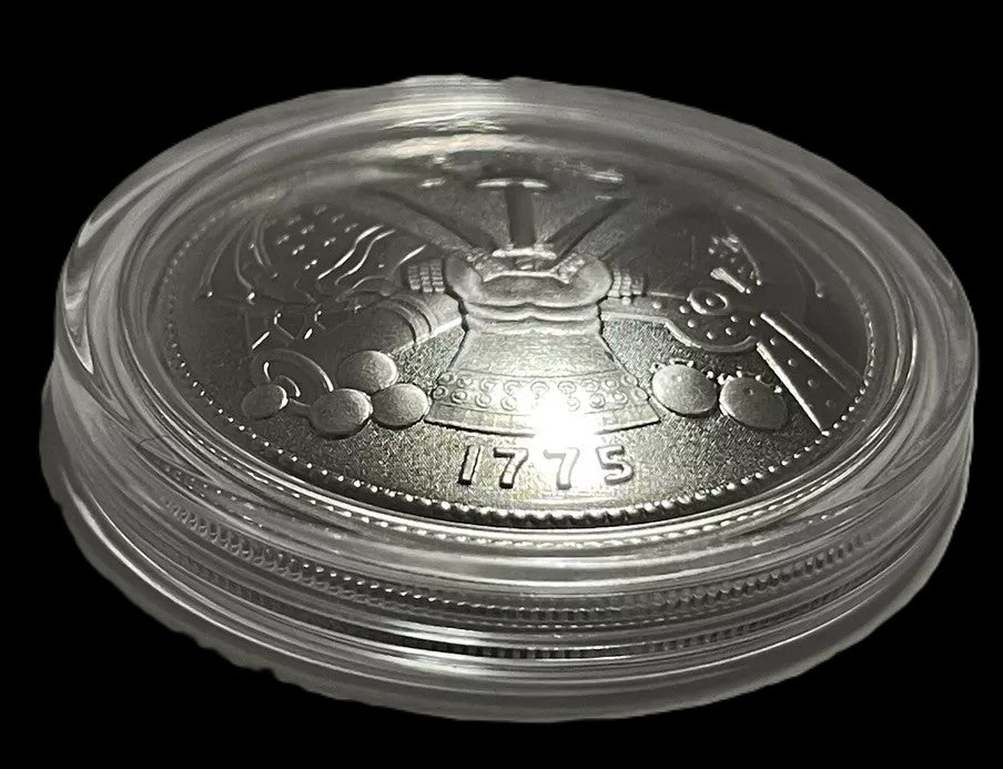 1775 US Army Curved Convex 1 oz .999 Silver Coin