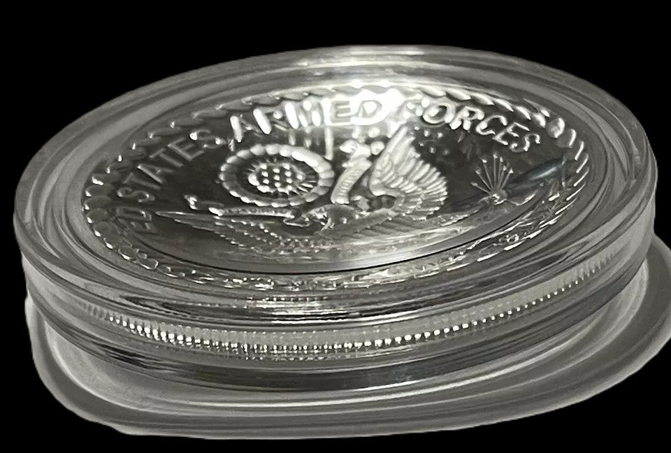 1775 US Army Curved Convex 1 oz .999 Silver Coin