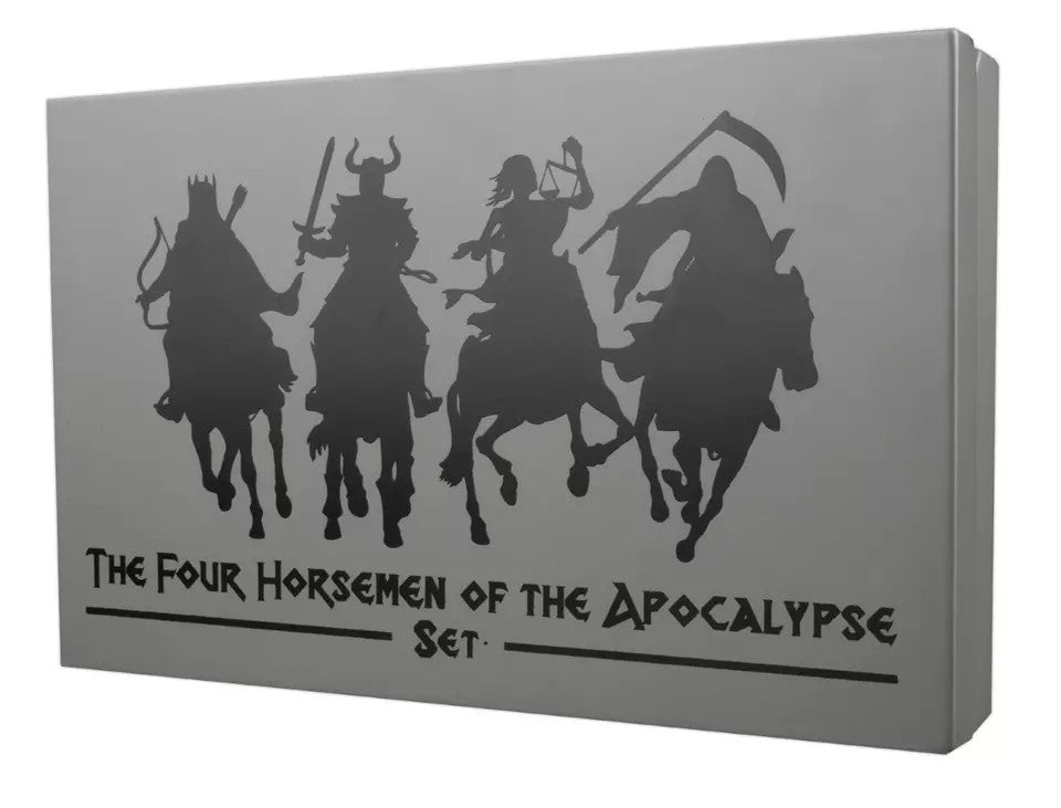 2024 Four Horsemen Of The Apocalypse 4-1 oz .999 Silver Bar Set