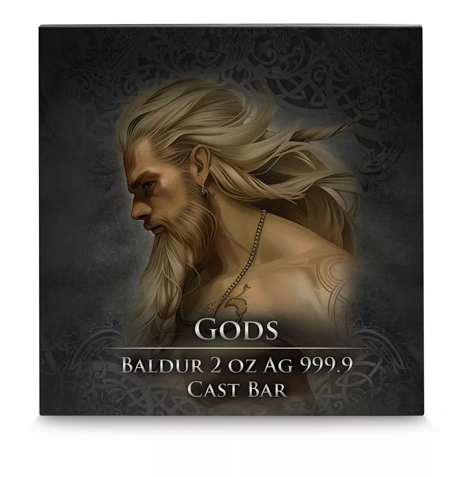 2024 Germanic Gods Baldur 2 oz .999 Silver Bar