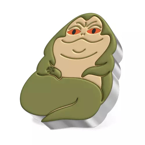 2023 Star Wars Jabba the Hutt Chibi 2 oz .999 Silver Coin