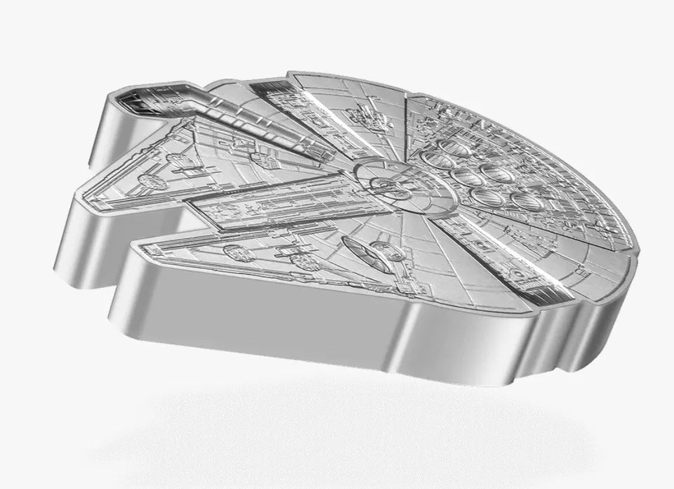 2023 Star Wars Millennium Falcon 2 oz .999 Silver Coin