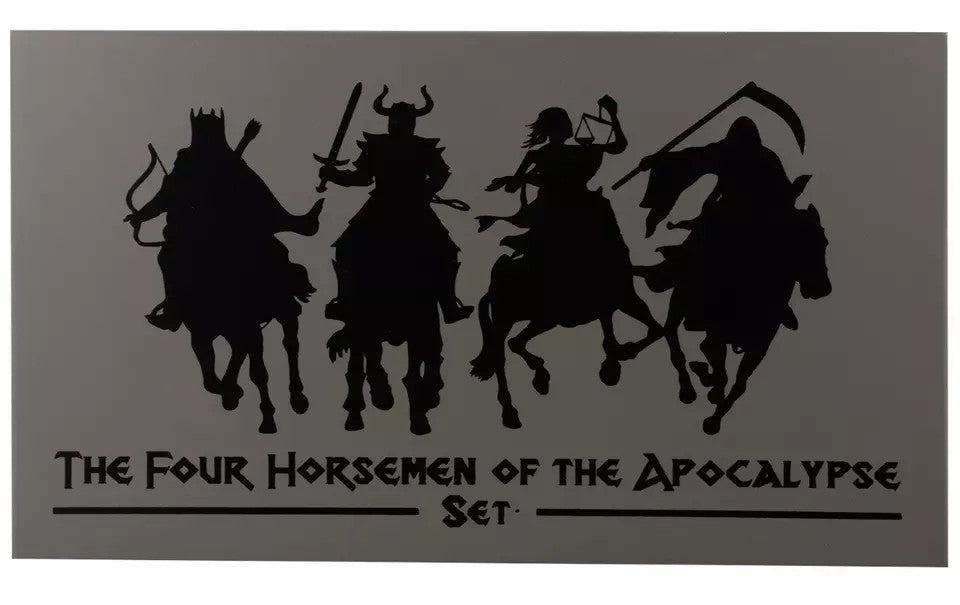2024 Four Horsemen Of The Apocalypse 4-1 oz .999 Silver Bar Set