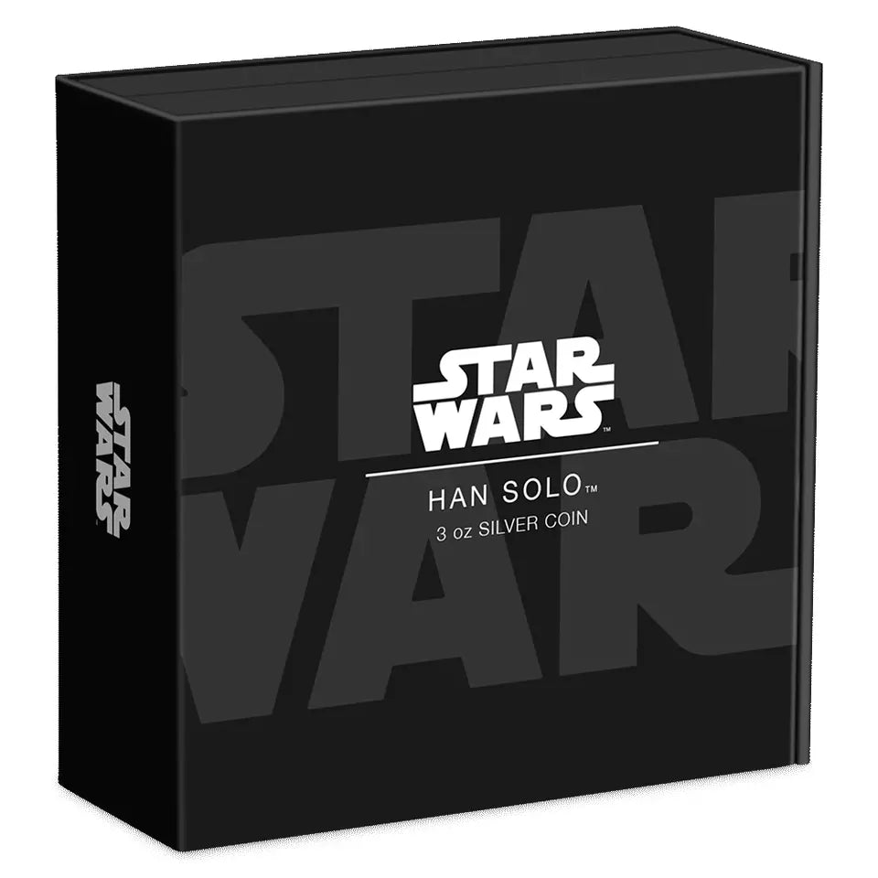 2023 Star Wars Han Solo 3 oz .999 Silver Coin