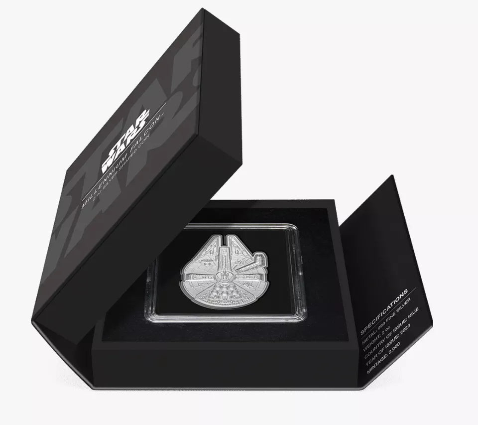 2023 Star Wars Millennium Falcon 2 oz .999 Silver Coin