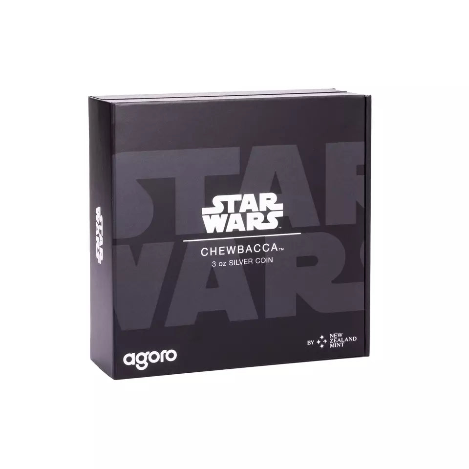 2024 Star Wars Chewbacca 3 oz .999 Silver Coin