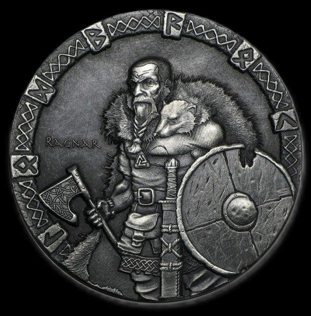 2015 Ragnar Viking Series 2 oz .999 Silver Coin