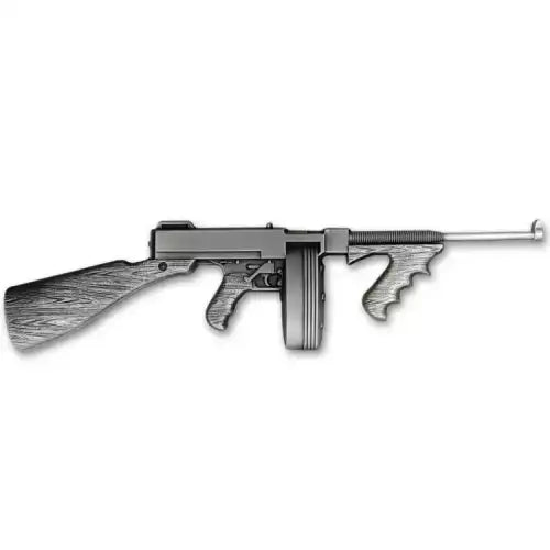 2024 Thompson Submachine Gun 2 oz .999 Silver