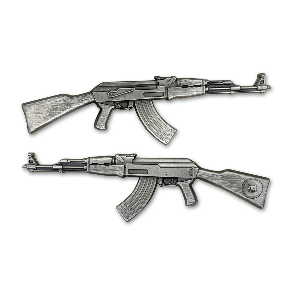 2024 AK-47 Rifle 2 oz .999 Silver