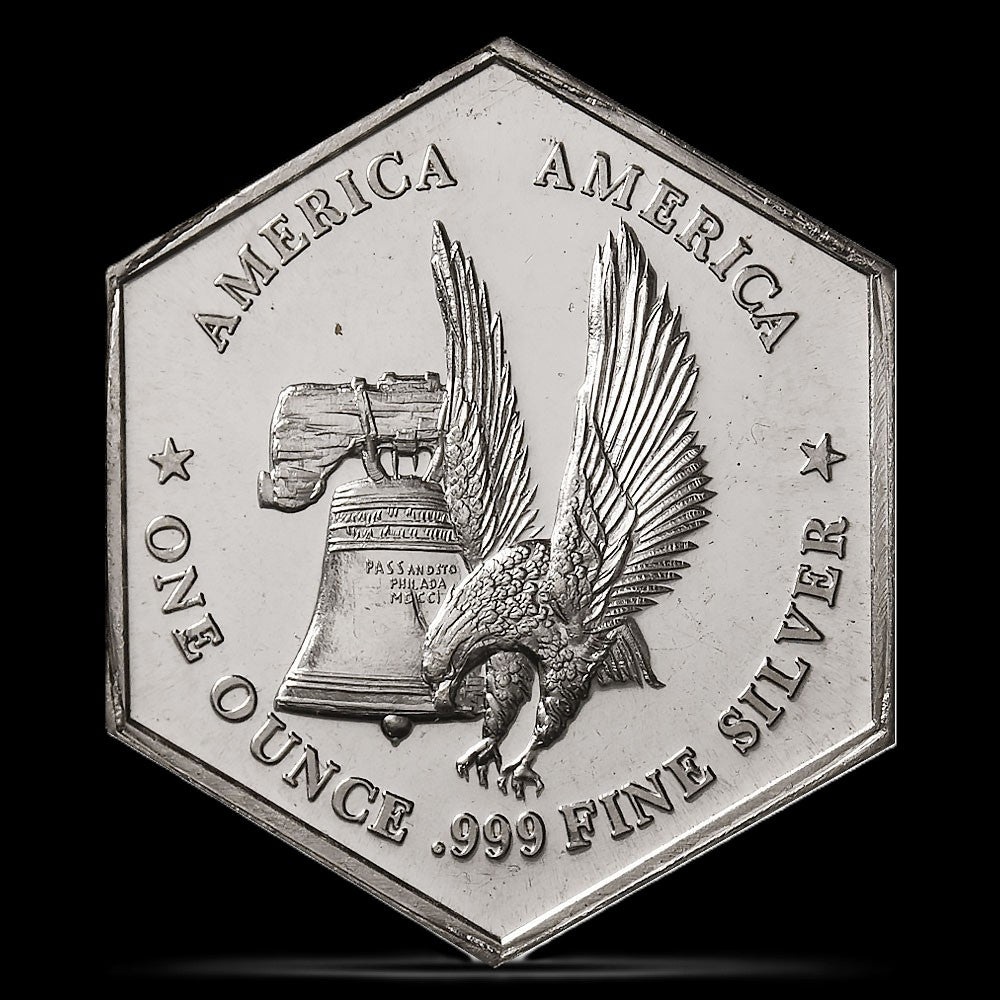 Hexagon International Trade Unit 1 oz .999 Silver Coin