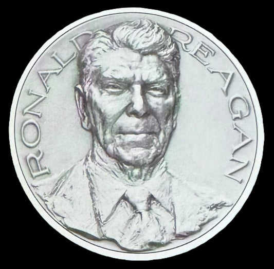 1981 Ronald Reagan Inaugural Medal 5 oz .999 Silver Coin