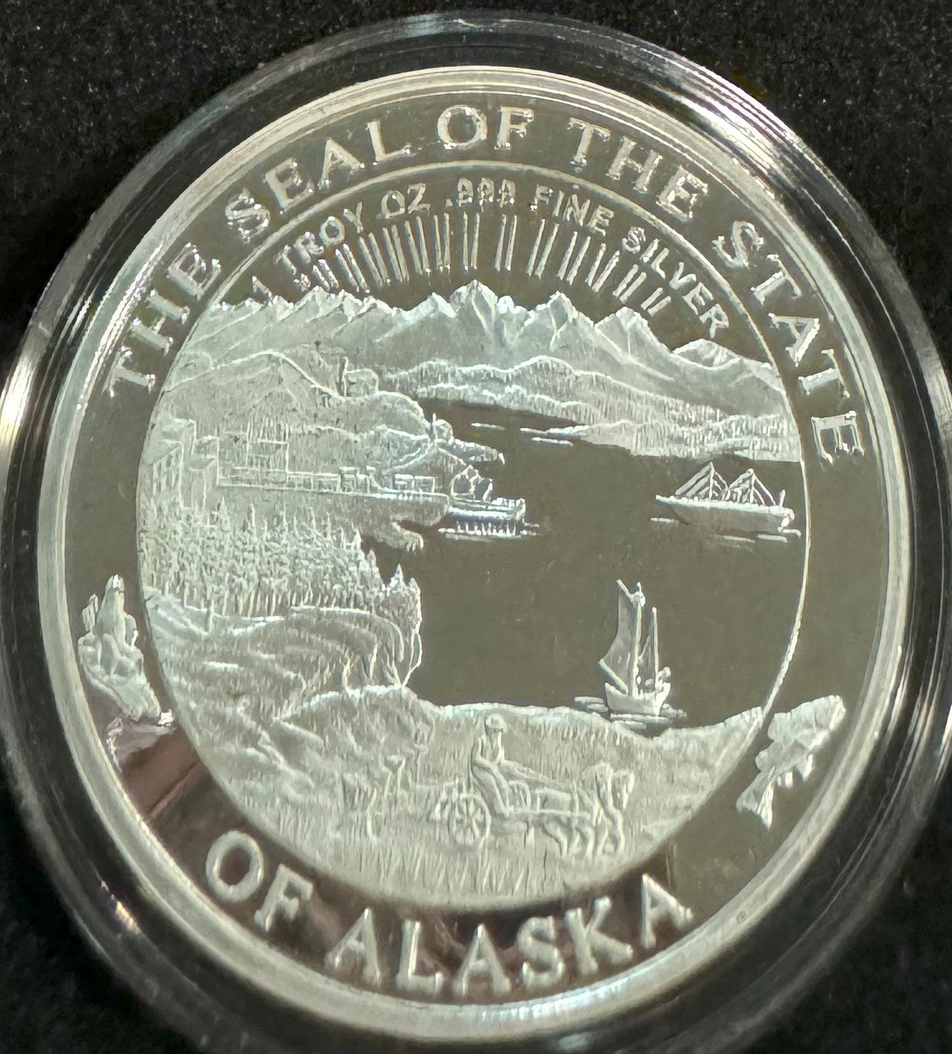 2024 State of Alaska Bull Moose 1 oz .999 Silver Coin
