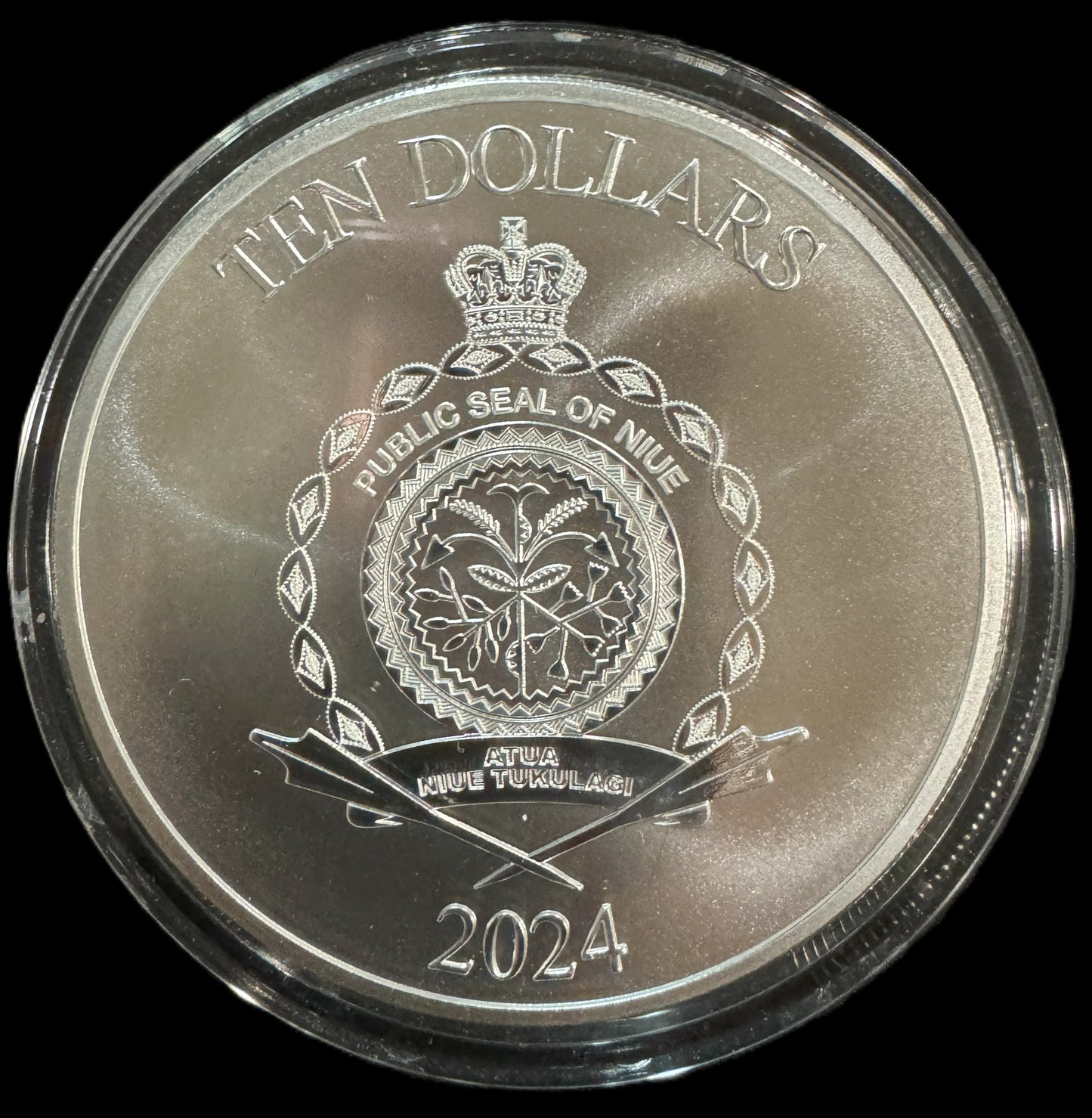 2024 Roaring Lion 5 oz .999 Silver Coin