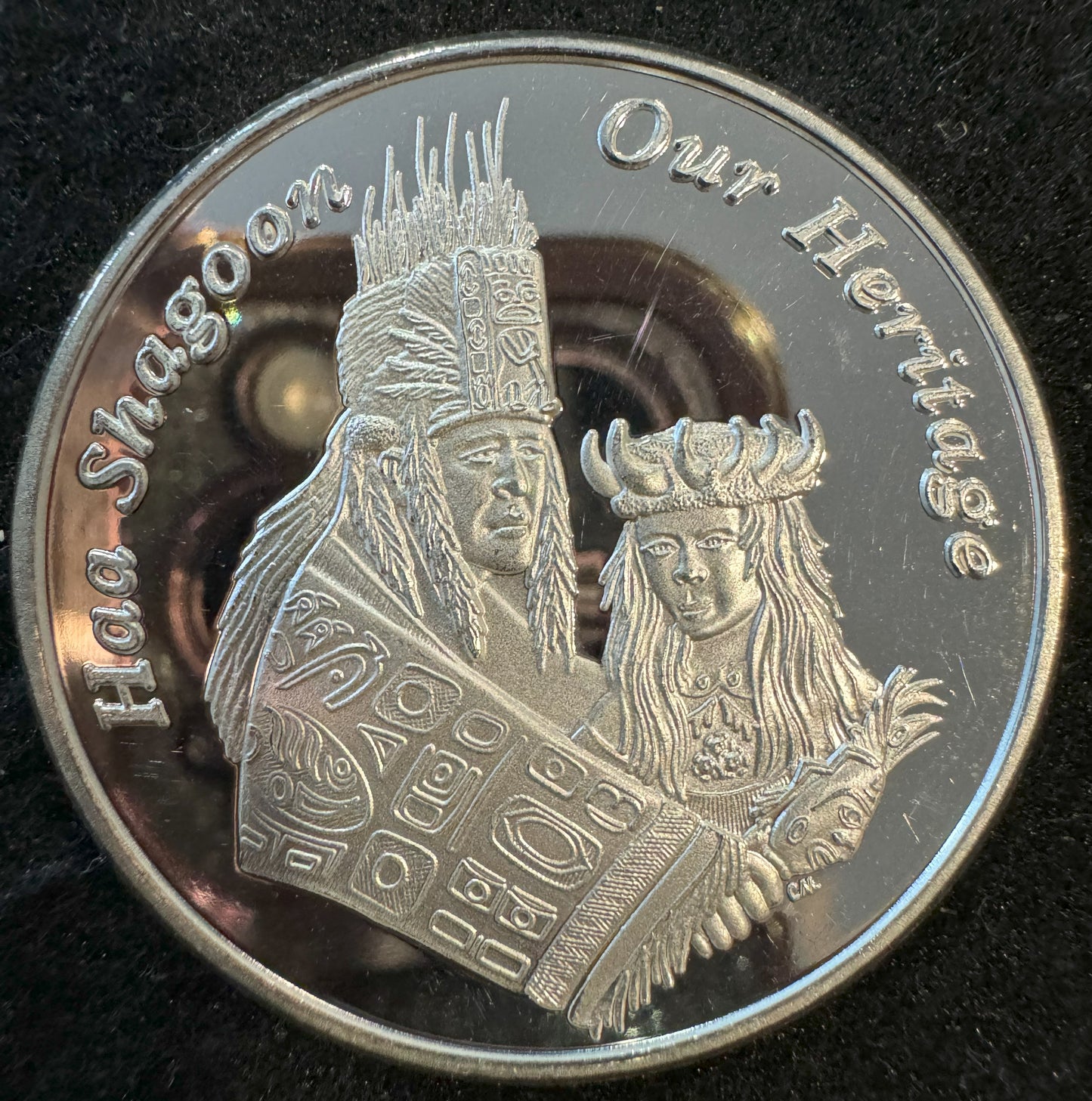 Alaskan Tribal Heritage Haa Shagoon 1 oz .999 Silver Coin