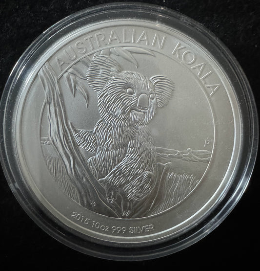 2015 Australian Koala 10 oz .999 Silver Coin
